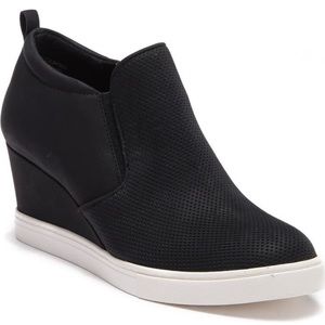 Susina Areya Wedge Heel Sneaker Black